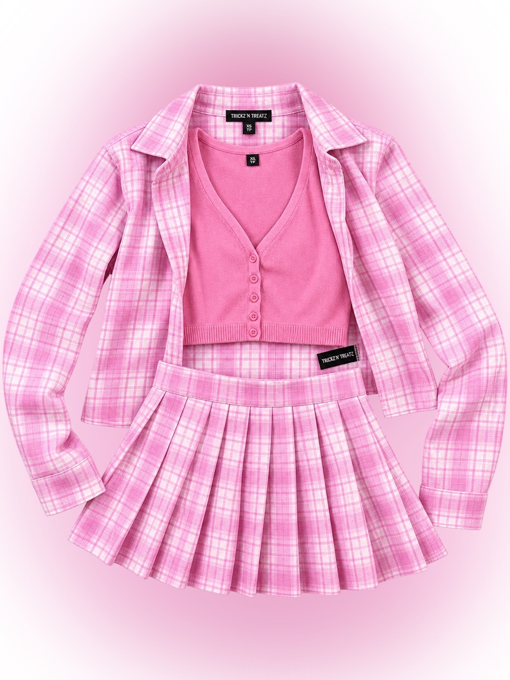 Dolls Kill Queen Plastic Mean Girls Regina George Costume Set XS